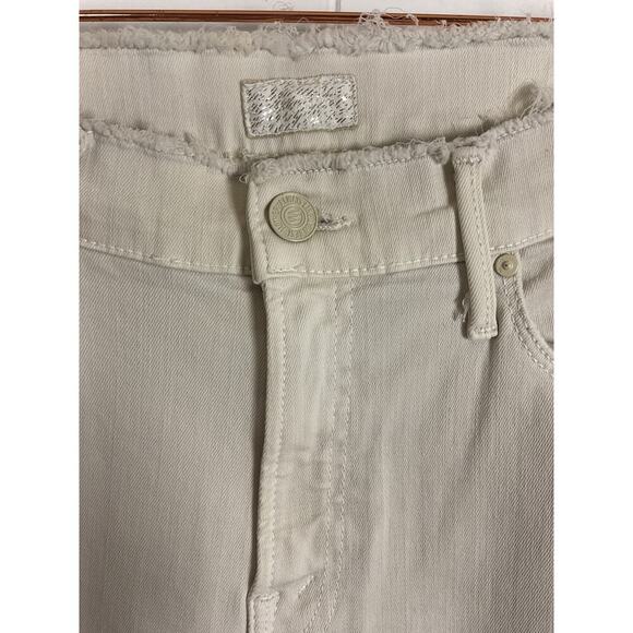 MOTHER The Double Fray Charmer in Sexy Just Walked Into Town Skinny Jeans SZ 27 - Picture 5 of 12